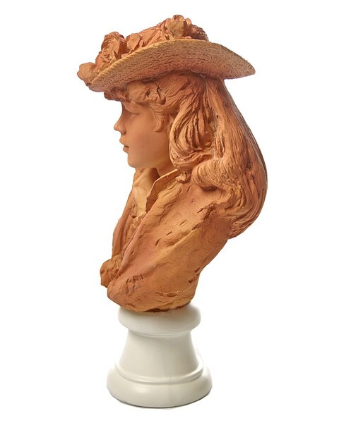 Replicas Rose Beuret In Straw Hat Portrait Rodin Bust Statue Sculpture